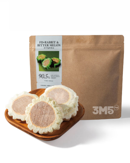 3M5PET Freeze-Dried Rabbit & Bitter Melon Treats for Dogs - 50g