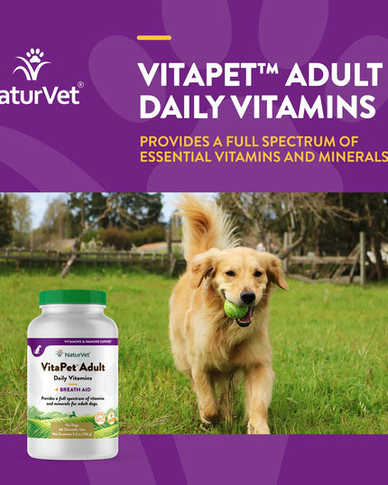 NaturVet VitaPet™ Adult Daily Vitamins Chewable Tablets - 3 Size