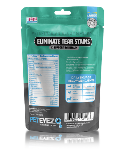 PetEyez Vitamin Dog Treats - 1oz