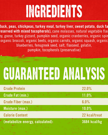 Stella & Chewy's Cage-Free Duck Raw Coated Biscuits 9oz/255g