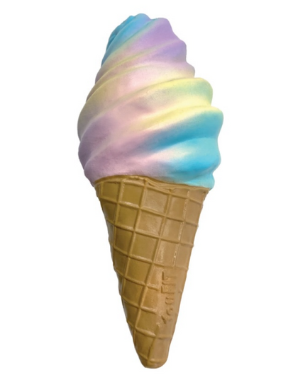 foufouBrands fouFIT Rainbow Swirl Chew Dog Toy