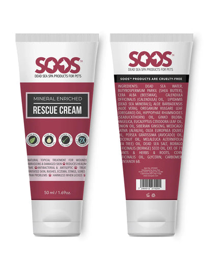 SOOS Natural Rescue Cream for Pet - 50ml/1.69oz