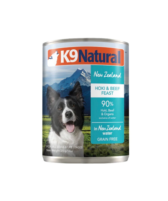 K9 Natural Hoki & Beef Feast Canned Dog Food - 2 Sizes