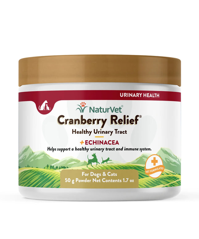 NaturVet Cranberry Relief Plus Echinacea for Pets - 50g/1.7oz