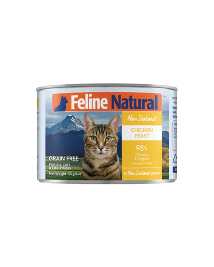 Feline Natural Chicken Feast Canned Cat Food - 2 Sizes