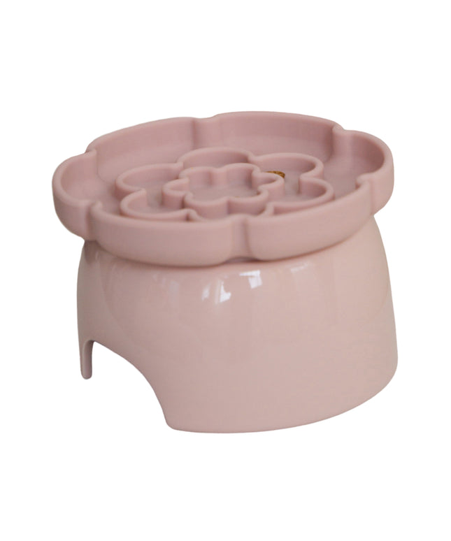 dexypaws® Raised Ceramic Cat Bowl with Slow Feeder