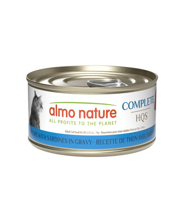 Almo Nature HQS Complete Cat Food - Tuna Recipe With Sardines In Gravy