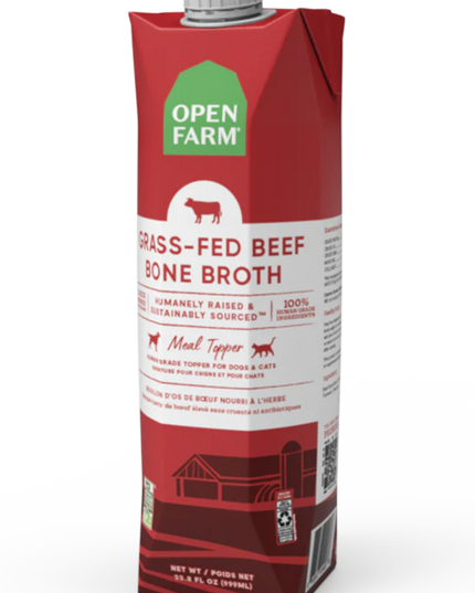 Open Farm Grass-Fed Beef Bone Broth Meal Topper - 2 Sizes