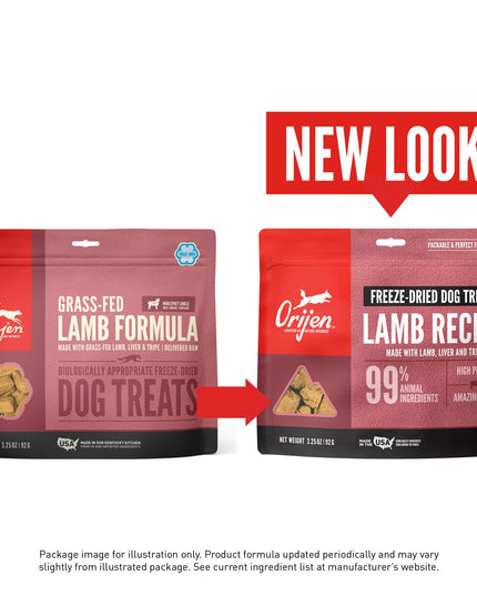 Orijen Freeze-dried Dog Treats Lamb Recipe - 92g