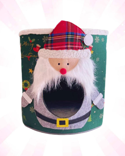 Christmas Cozy Felt Pet Tower