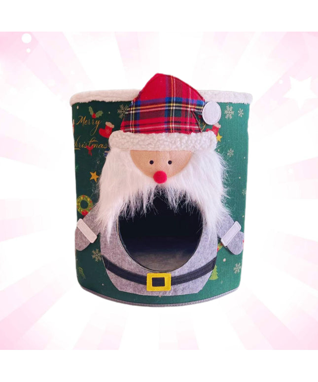 Christmas Cozy Felt Pet Tower
