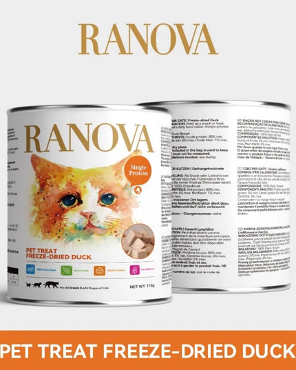 RANOVA Freeze Dried Small Bites Duck - 115g