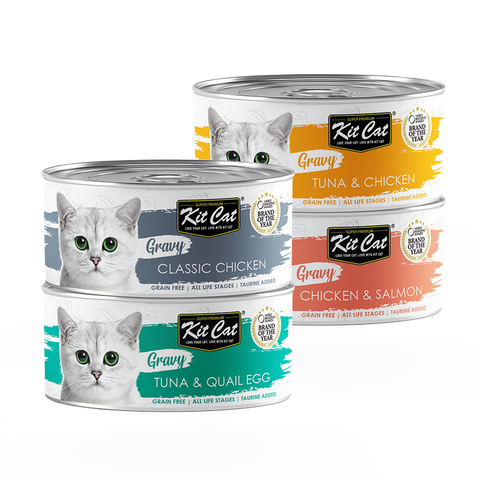 KitCat Gravy Canned Food for Cat 70g