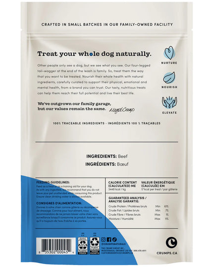 Crumps' Naturals Beef Tendersticks Dog Treats - 3 Sizes
