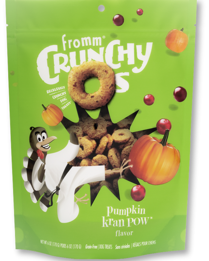 Fromm Crunchy Pumpkin Kran Pow Flavour Dog Treats - 170g/6oz