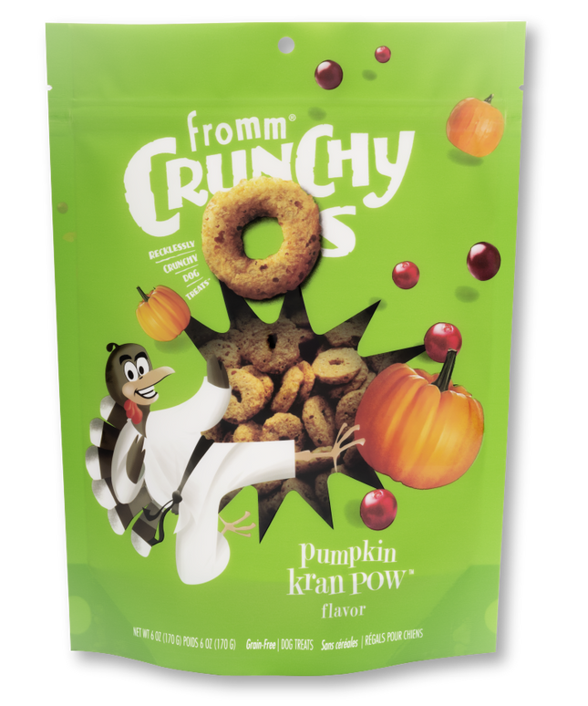 Fromm Crunchy Pumpkin Kran Pow Flavour Dog Treats - 170g/6oz