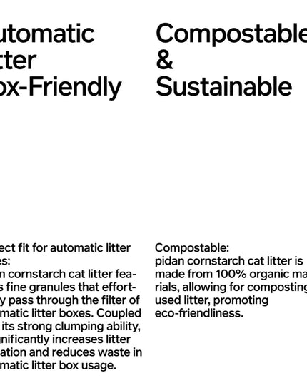 Pidan White-Jade(Cornstarch) Cat Litter