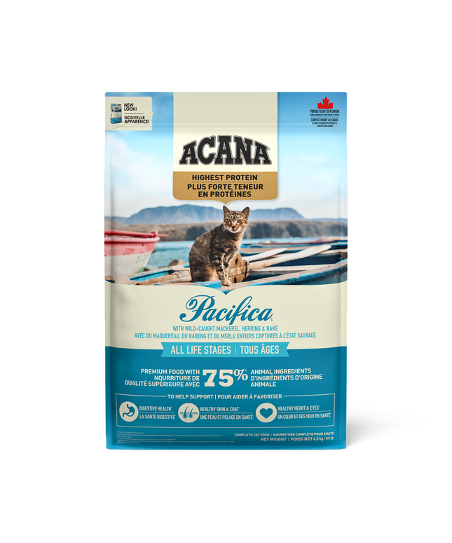 Acana Highest Protein, Pacifica™ Cat Dry Food - 2 Sizes