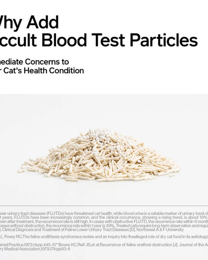 Pidan Tofu Cat Litter with Blood Test Particles