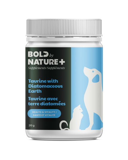 Bold By Nature+ Supplements - Health & Vitality, Taurine With Diatomaceous Earth - 210g
