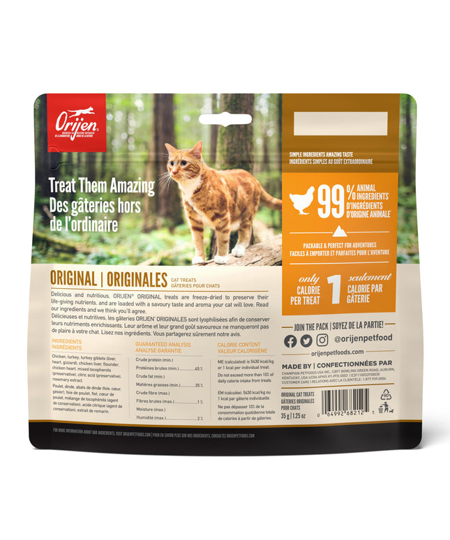 Orijen Original Freeze-dried Cat Treats - 35g