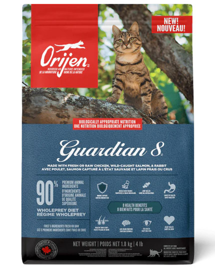 Orijen Guardian 8 Cat Dry Food - 2 Sizes