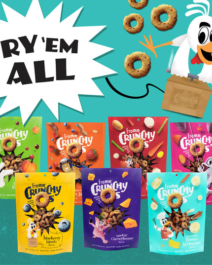 Fromm Crunchy Peanut Butter Jammers Flavor Dog Treats - 170g/6oz