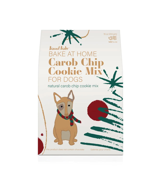 Petknowledgy Biscuit Bistro Bake At Home Carob Chip Cookie Mix Holiday Dog Treats