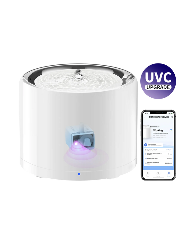PETKIT Eversweet 3 Pro (Wireless Pump) - UVC Sterilization