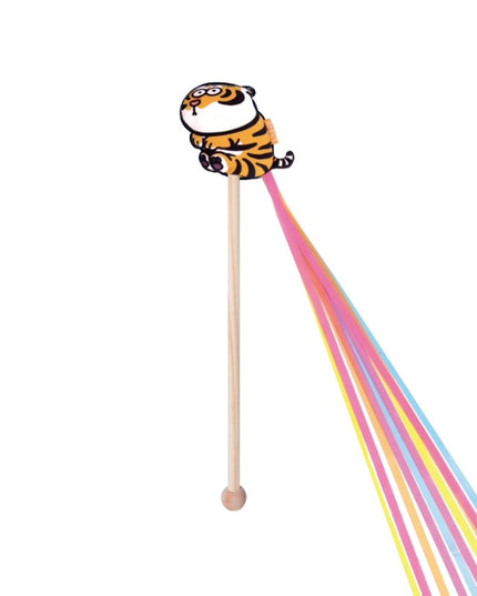 PurLab Tiger Cat Wand with Catnip
