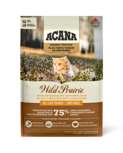 Acana Highest Protein, Wild Prairie™ Cat Dry Food - 2 Sizes