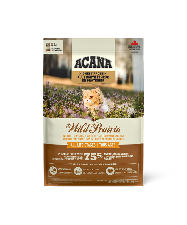 Acana Highest Protein, Wild Prairie™ Cat Dry Food - 2 Sizes