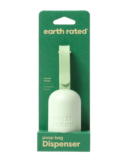 Earth Rated Poop Bag Dispenser with 15 Bags