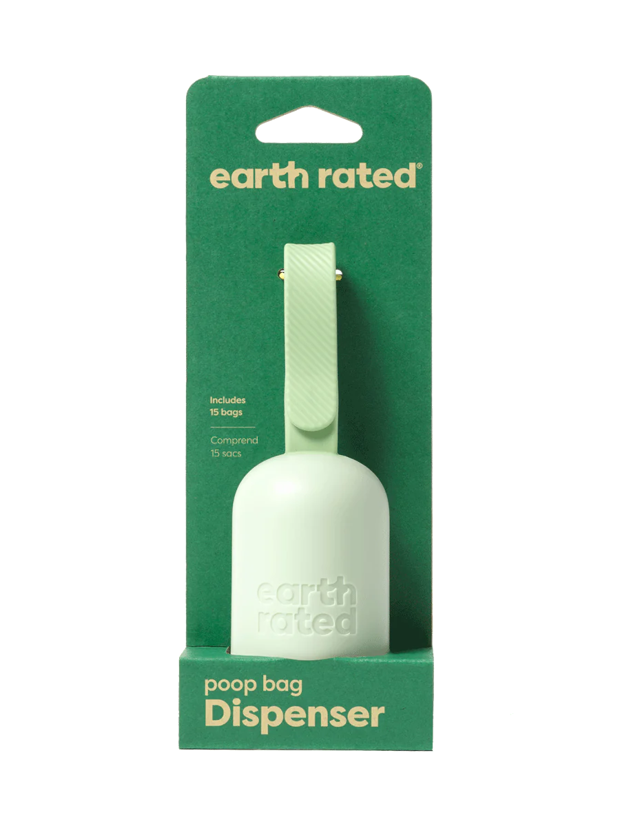 Earth Rated Poop Bag Dispenser with 15 Bags