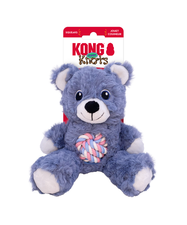 KONG Knots Teddy Assorted Dog Toy