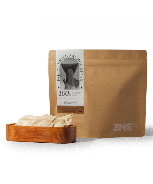 3M5PET Freeze-Dried Salmon Treats for Pets - 100g