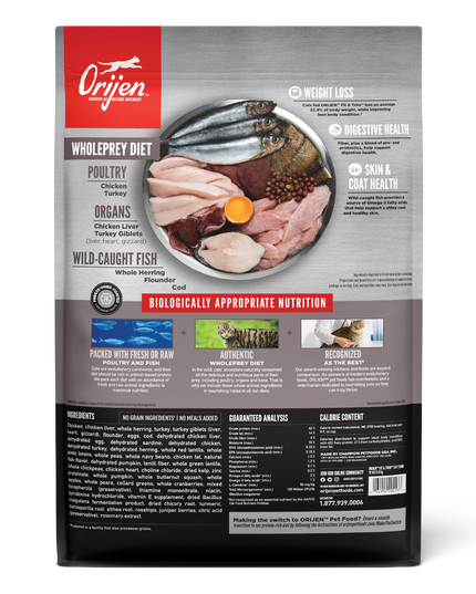 Orijen Fit & Trim Cat Dry Food - 2 Sizes