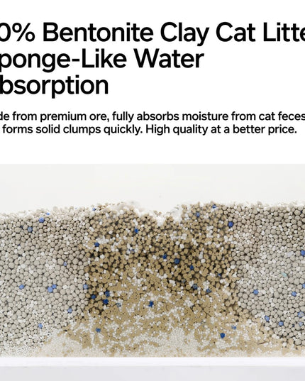 Pidan White-Jade(Cornstarch) & Bentonite Clay Blend Cat Litter