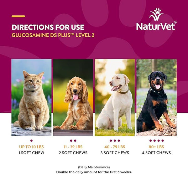 NaturVet Glucosamine DS Plus™ Soft Chews