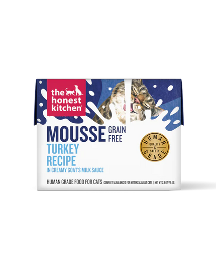 The Honest Kitchen Grain Free Turkey Mousse in Goat's Milk Cat Wet Food - 2.8oz/79.4g