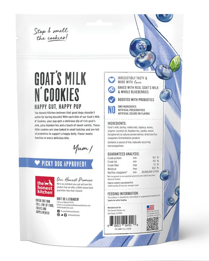 The Honest Kitchen Goat’s Milk N’Cookies for Dogs - 3 Flavours