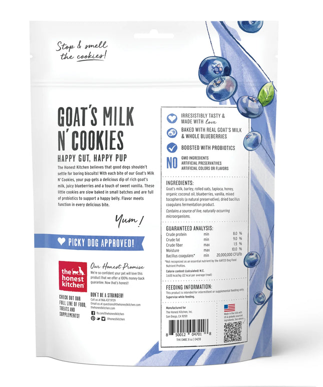 The Honest Kitchen Goat’s Milk N’Cookies for Dogs - 3 Flavours