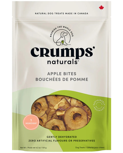 Crumps' Naturals Apple Bites Dog Treats - 120g/4.2oz