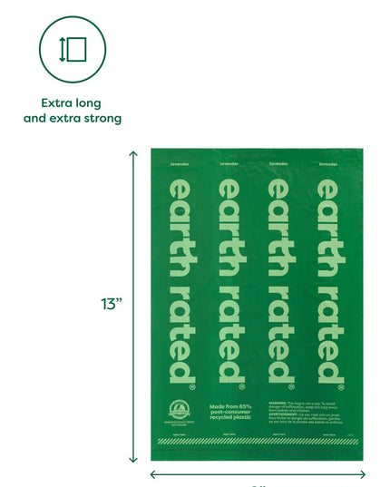 Earth Rated Poop Bag Dispenser with 15 Bags