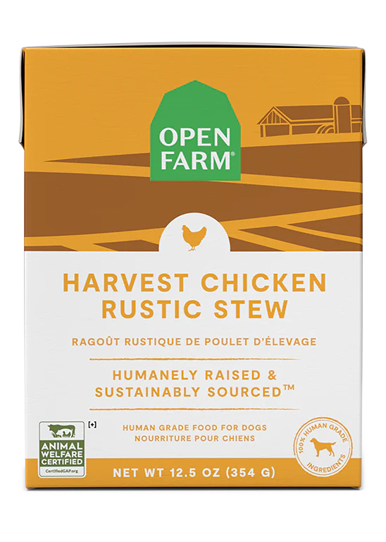 Open Farm Harvest Chicken Rustic Stew Wet Dog Food - 354g/12.5oz