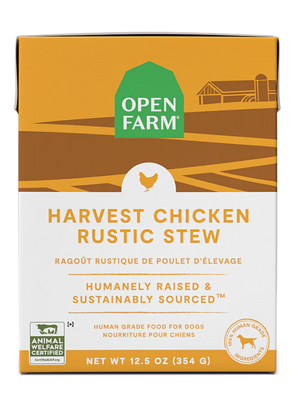 Open Farm Harvest Chicken Rustic Stew Wet Dog Food - 354g/12.5oz