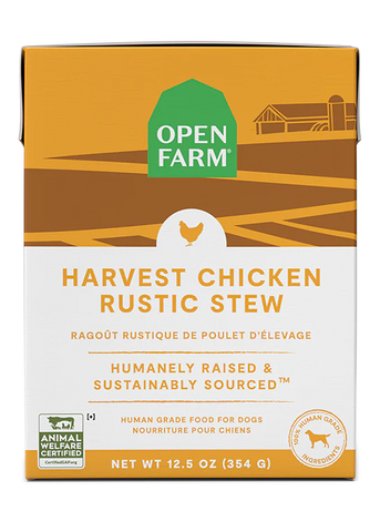 Open Farm Harvest Chicken Rustic Stew Wet Dog Food - 354g/12.5oz