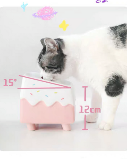 NIAN'GAO Ceramic Pet Food Bowl