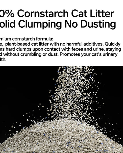 Pidan White-Jade(Cornstarch) & Bentonite Clay Blend Cat Litter