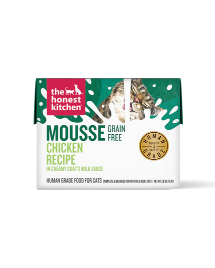 The Honest Kitchen Grain Free Chicken Mousse in Goat's Milk Cat Wet Food - 2.8oz/79.4g